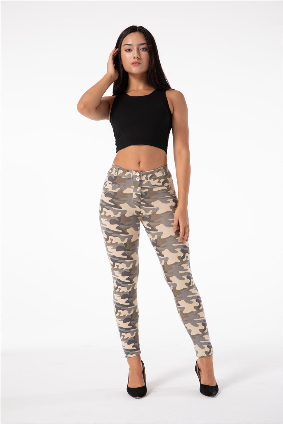 Mid-waist Pants