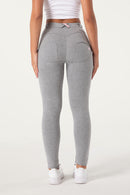 Mid-waist Melange Grey Shapewear