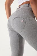 Mid-waist Melange Grey Shapewear