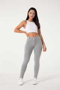 Mid-waist Melange Grey Shapewear