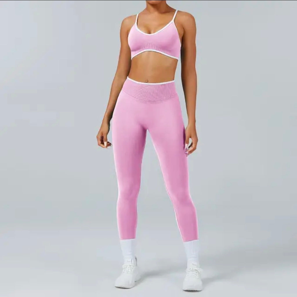 Sculpt Yoga Set - Pink