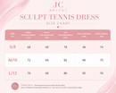 Sculpt Tennis Dress - Black