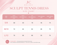 Sculpt Tennis Dress - Black