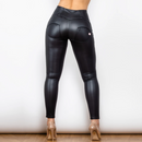 Matte Black Leather Highwaist