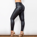 Matte Black Leather Highwaist