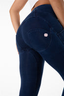 Dark Blue Highwaist Jean with Zip