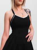 Sculpt Tennis Dress - Black