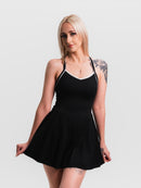 Sculpt Tennis Dress - Black
