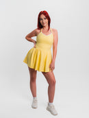 Sculpt Tennis Dress - Yellow