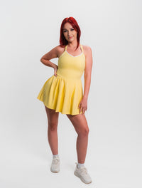 Sculpt Tennis Dress - Yellow