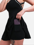 Sculpt Tennis Dress - Black