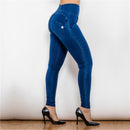 Dark Blue Highwaist Jean with Zip