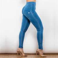 Light Blue Highwaist Jean with Zip