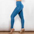Light Blue Highwaist Jean with Zip