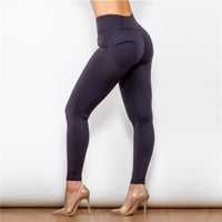 Black Spandex Highwaist with Zip