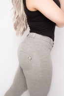 Mid-waist Melange Grey Shapewear