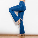 Ltd. Edition Dark Blue Highwaist Bootleg Jean